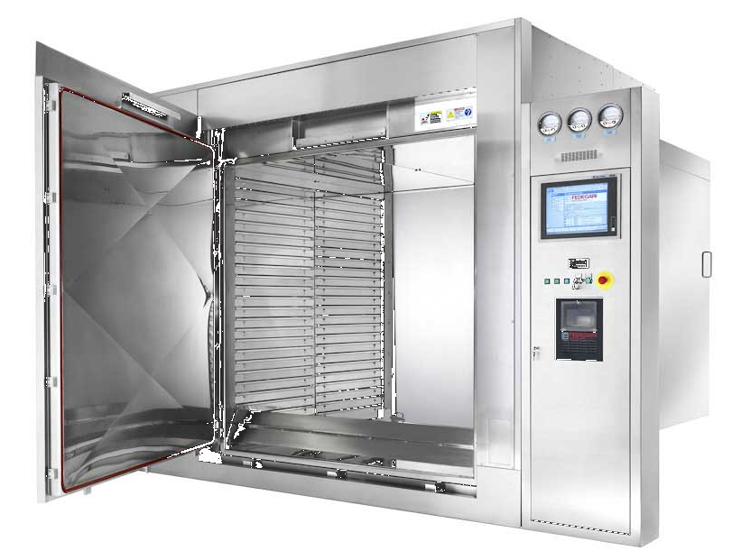 Stainless-steel multipurpose dry-heat chamber for batch sterilization and depyrogenation processes