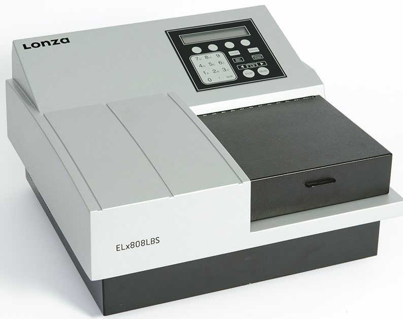 Laboratory microplate reader used for kinetic chromogenic bacterial endotoxin testing