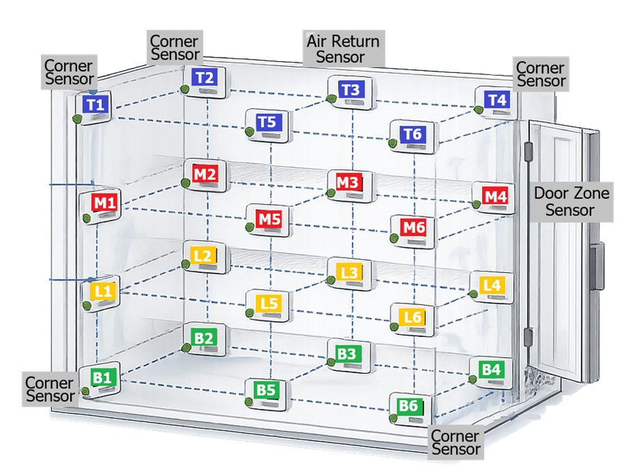 Thermal Sensors Grid